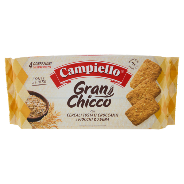 Campiello Gran Chicco con Cereali Tostati Croccanti e Fiocchi d'Avena 410 g
