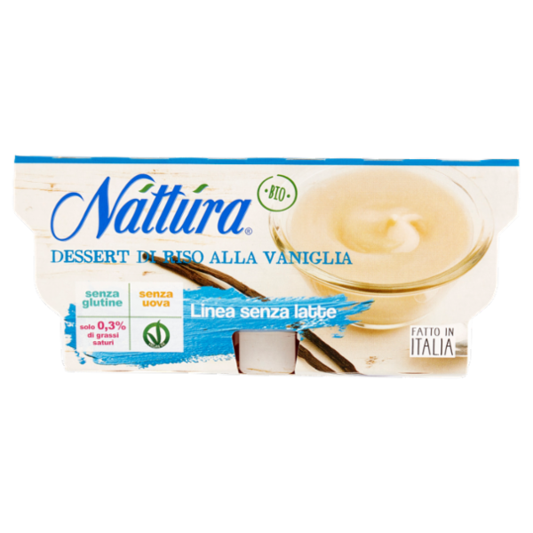 Náttúra Dessert di Riso alla Vaniglia Bio 4 x 100 g
