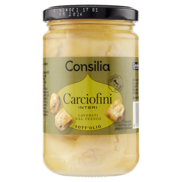 Consilia Carciofini in Olio di Semi di Girasole 285 g