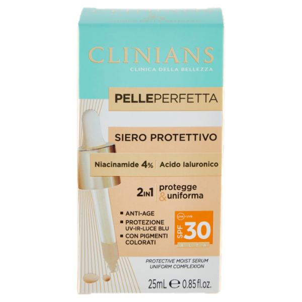 Clinians Pelle Perfetta Siero Protettivo SPF30 25 mL