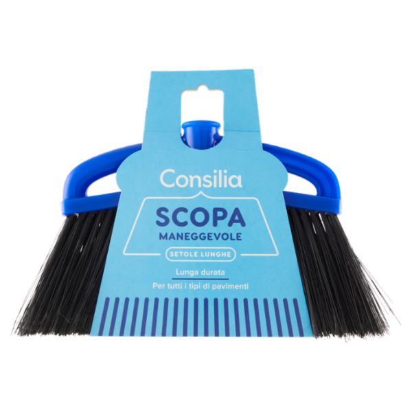 Consilia Scopa Maneggevole con Setole Lunghe