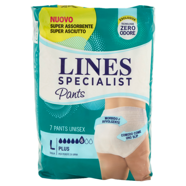 Lines Specialist Pants Unisex Plus Taglia L 7 pz