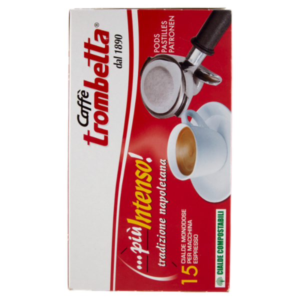 Caffè trombetta più Intenso! Espresso in Cialde Monodose 15 Cialde 105 g