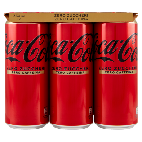 Coca-Cola Zero Senza Caffeina 6 x 33 cl