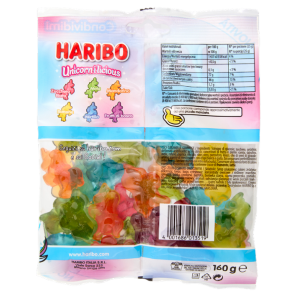 Haribo Unicorn-i-licious 160 g