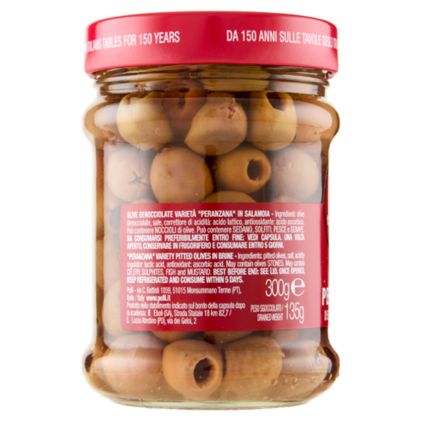 Polli Olive Peranzana Denocciolate 300 g