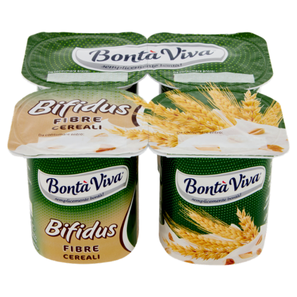 Bontà Viva Bifidus Fibre Cereali 4 x 125 g