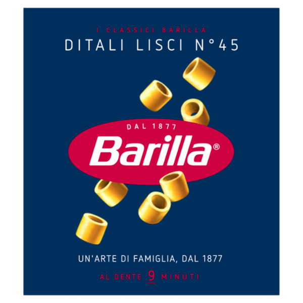 Barilla Pasta Ditali Lisci n.45 500g