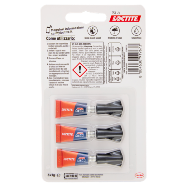 LOCTITE Super Attak Mini Dosi 3 x 1 g