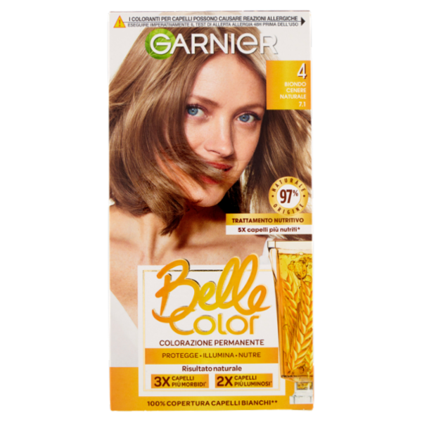 Garnier Belle Color Colorazione Permanente 4 Biondo Cenere Naturale 7.1