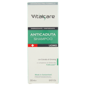 Vitalcare Professional Anticaduta Shampoo Uomo Energizzante Rinforzante 250 Ml