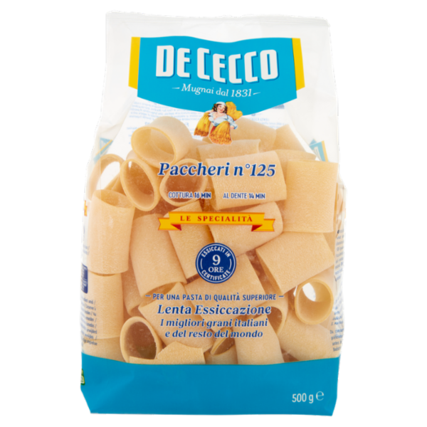 De Cecco Le Specialità Paccheri n°125 500 g