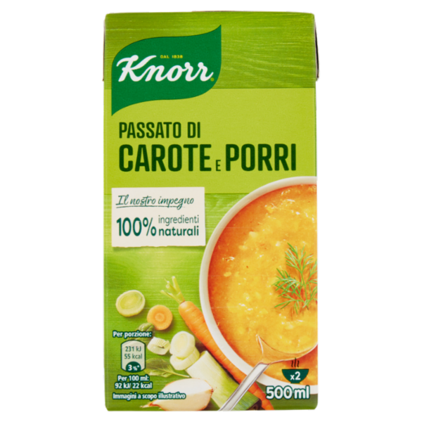 Knorr Passato di Carote e Porri 500 ml