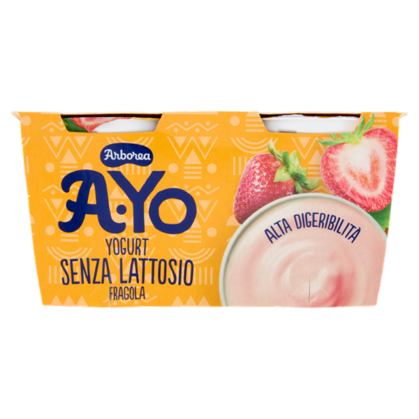 Arborea A-Yo Yogurt Senza Lattosio Fragola 2 x 125 g