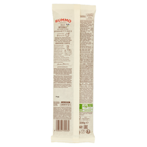 Rummo Bio Integrale Spaghetti N° 3 500 g