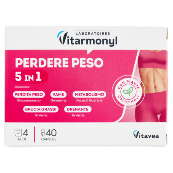 Laboratoires Vitarmonyl Perdere Peso 5 in 1 40 Capsule 20,8 g