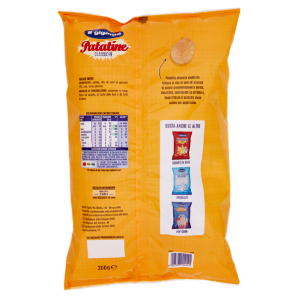 IL GIGANTE Patatine Classiche 300 g
