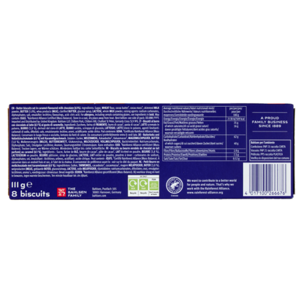 Bahlsen Choco Leibniz Caramel Flavour 111 g