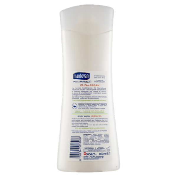 mantovani Bagnodoccia Neutro Olio di Argan 400 ml