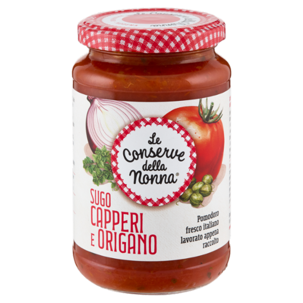 Le Conserve della Nonna Sugo Capperi e Origano 350 g