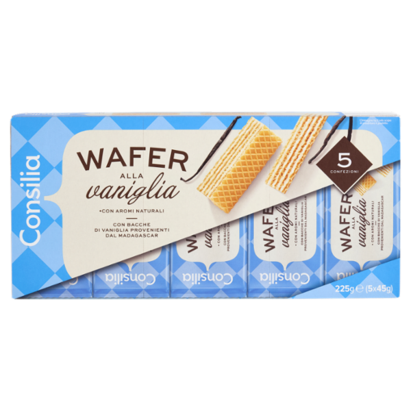 Consilia Wafer alla Vaniglia 5x45 g