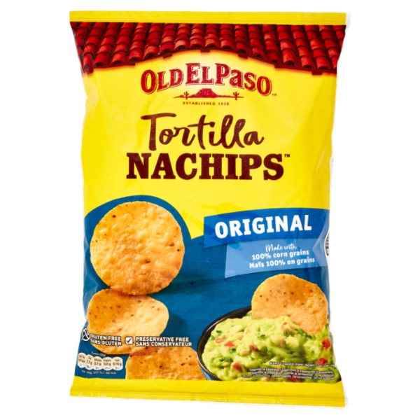 Old El Paso Tortilla Nachips Original 185 g