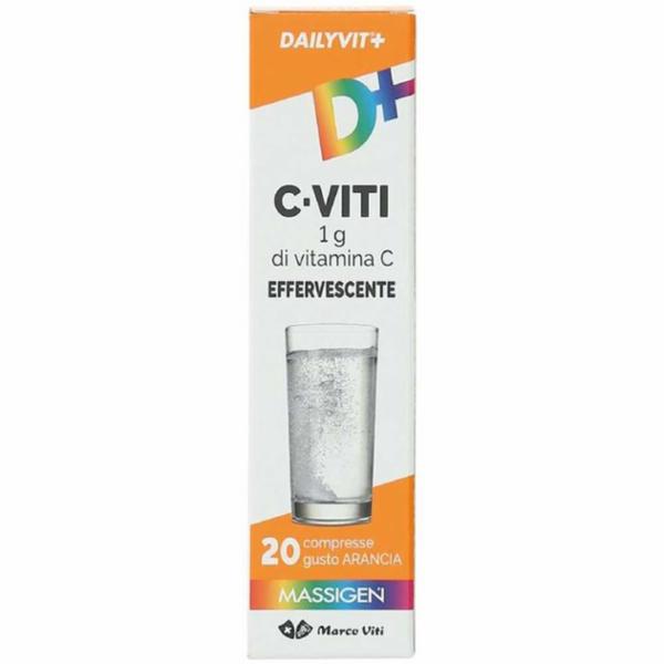 Massigen Integratore Dailyvit + Vitamina C 20 Capslule Effervescente