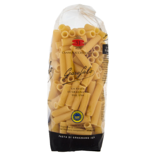 Garofalo Cannolicchi Rigati 51 Pasta di Gragnano IGP 500 g