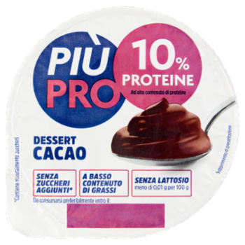 Piùpro Dessert Fresco Al Cacao Alto Proteico Senza Lattosio 200 g