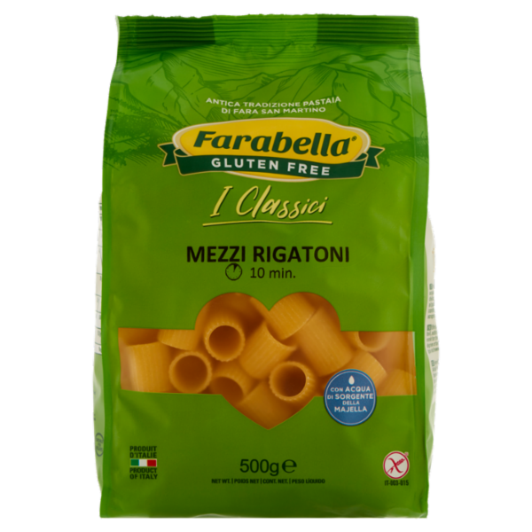 Farabella Gluten Free I Classici Mezzi Rigatoni 500 g