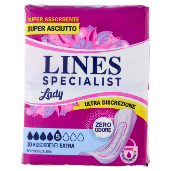 Lines Specialist Lady Assorbenti Extra 10 pz