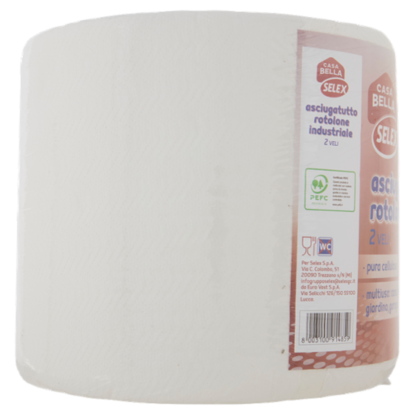 Selex Casa Bella Asciugatutto 2 Veli Bobina 500 Strappi