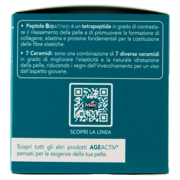 Matt Age Activ Anti Gravity Crema 24h Viso e Collo Peptide Bioattivo Ceramidi 50 ml