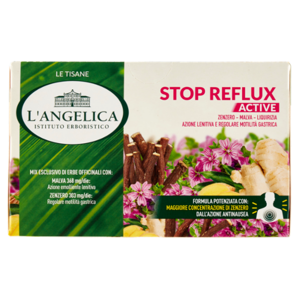 L'Angelica Le Tisane Stop Reflux Active 18 Filtri 30,6 g