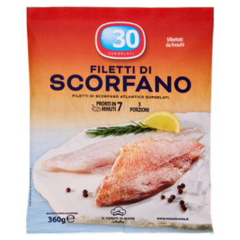Meno 30 Il Cuoco Di Mare Filetti Di Scorfano Surgelati 360 g