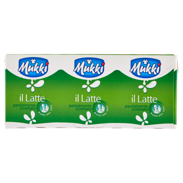 Mukki il Latte parzialmente scremato 3 x 200 ml