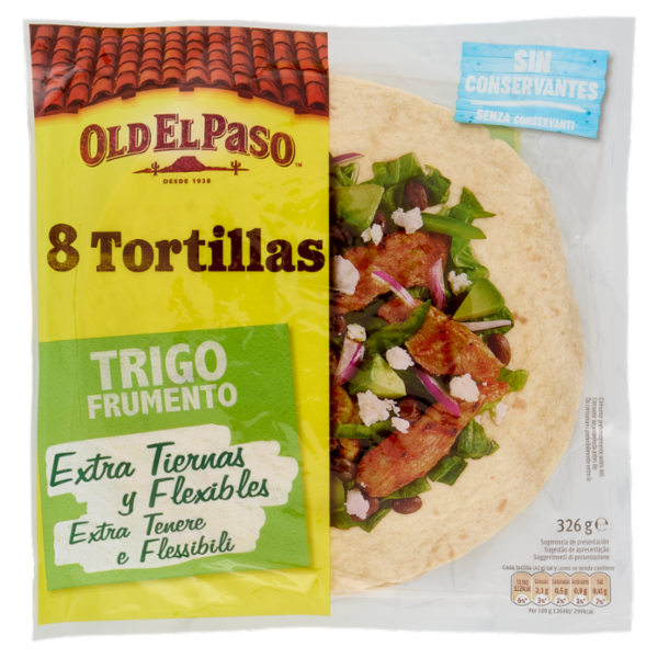 Old El Paso 8 Tortillas Frumento 8 x 41 g