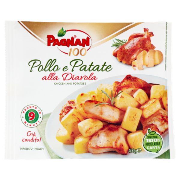 Pagnan Pollo e Patate alla Diavola Surgelato 400 g