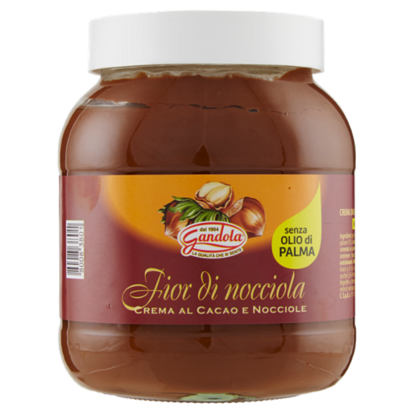 Gandola Fior di nocciola Crema al Cacao e Nocciole 750 g