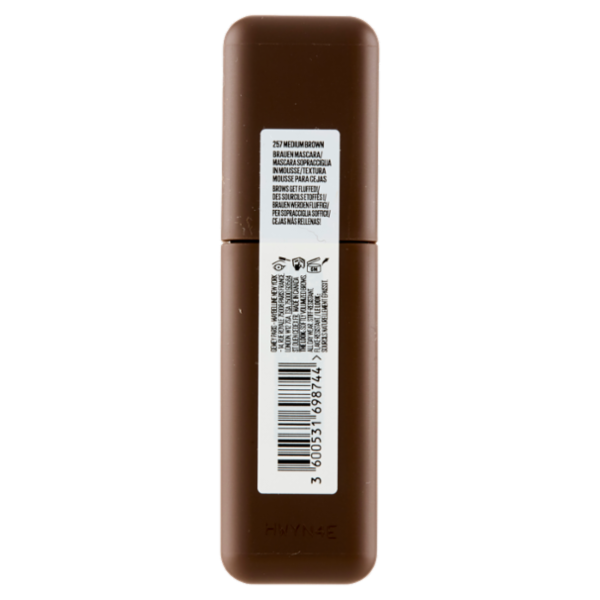 Maybelline New York Super Fluff Brow Mousse 257 Medium Brown 5 ml