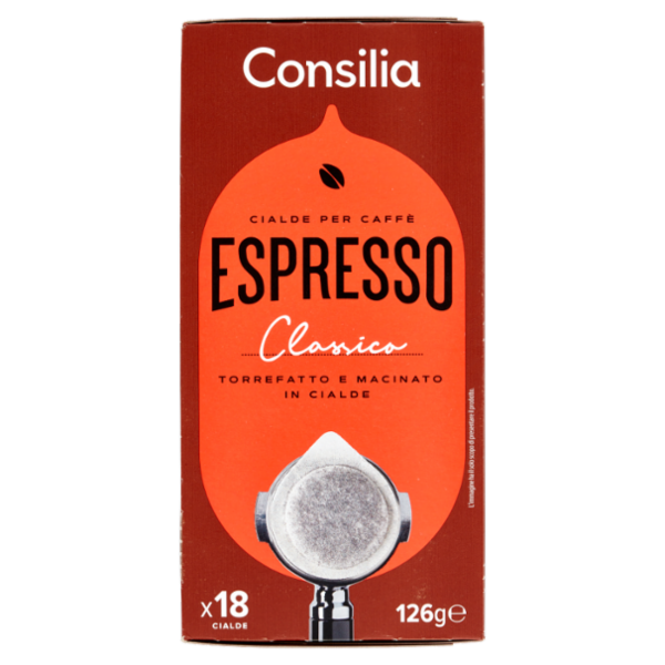 Consilia Caffè in Cialde Espresso Classico 18 pezzi