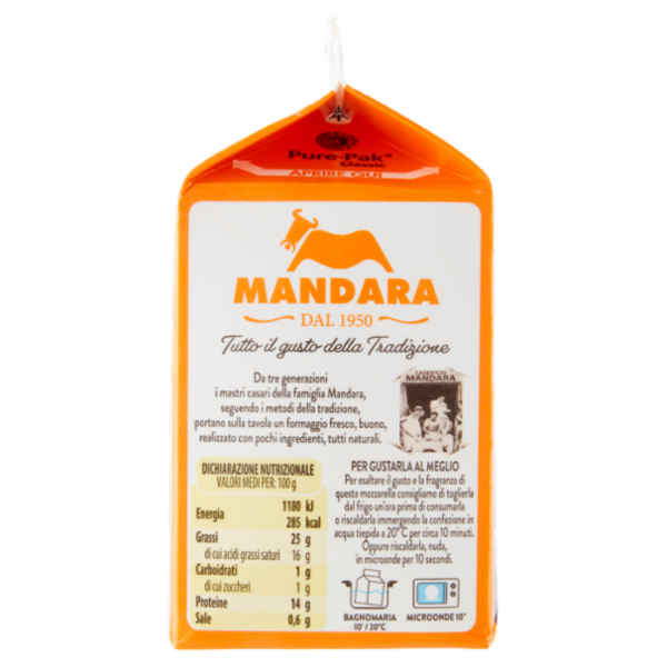 Mandara Mozzarella di Bufala Campana DOP 200 g