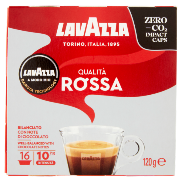 Lavazza A Modo Mio Qualità Rossa 16 Capsule 120 g