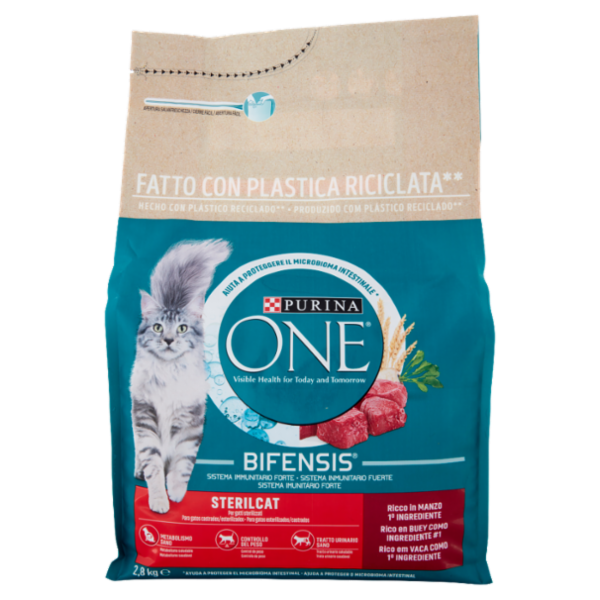 PURINA ONE Sterilcat Ricco in Manzo 2,8 kg