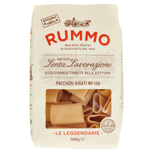 Rummo Le Leggendarie Paccheri Rigati N° 150 500 g
