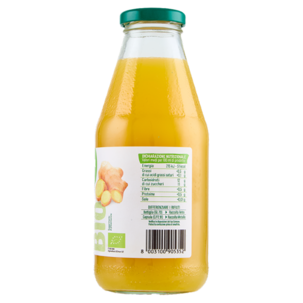 Selex Natura Chiama Bevanda Arancia e Zenzero Biologica 500 ml