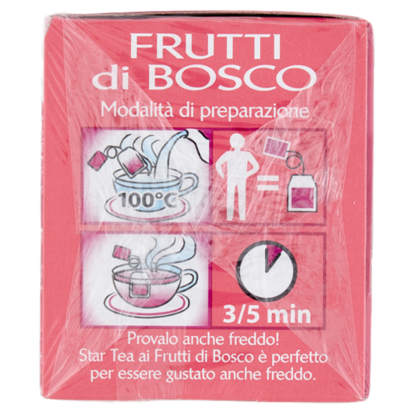 Star Tea Frutti di Bosco con succo di frutta Filtri 25 x 1,7 g