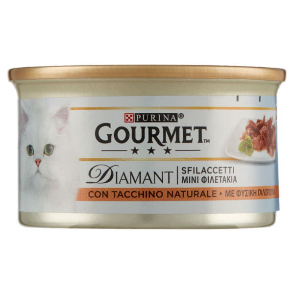 PURINA GOURMET Diamant Sfilaccetti con Tacchino Naturale 85 g