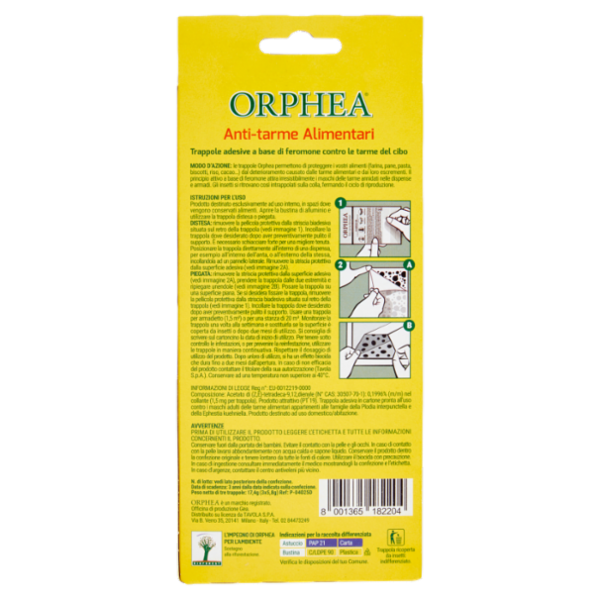 Orphea Anti-tarme Alimentare 3 x 5,8 g