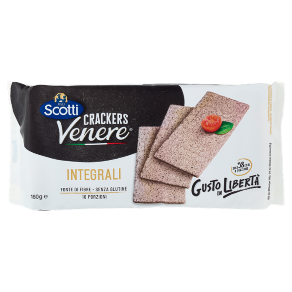 Riso Scotti Crackers Venere Integrali 10 x 16 g